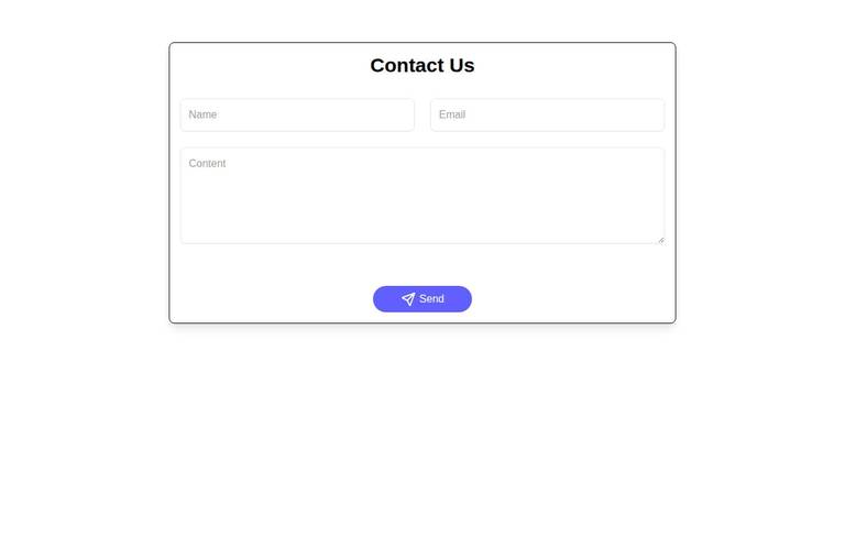 Discord-Integrated Contact Form