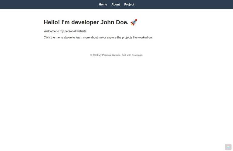 Build a Personal Website